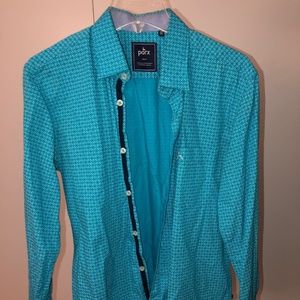 SLIM PRINT PARX DRESS SHIRT